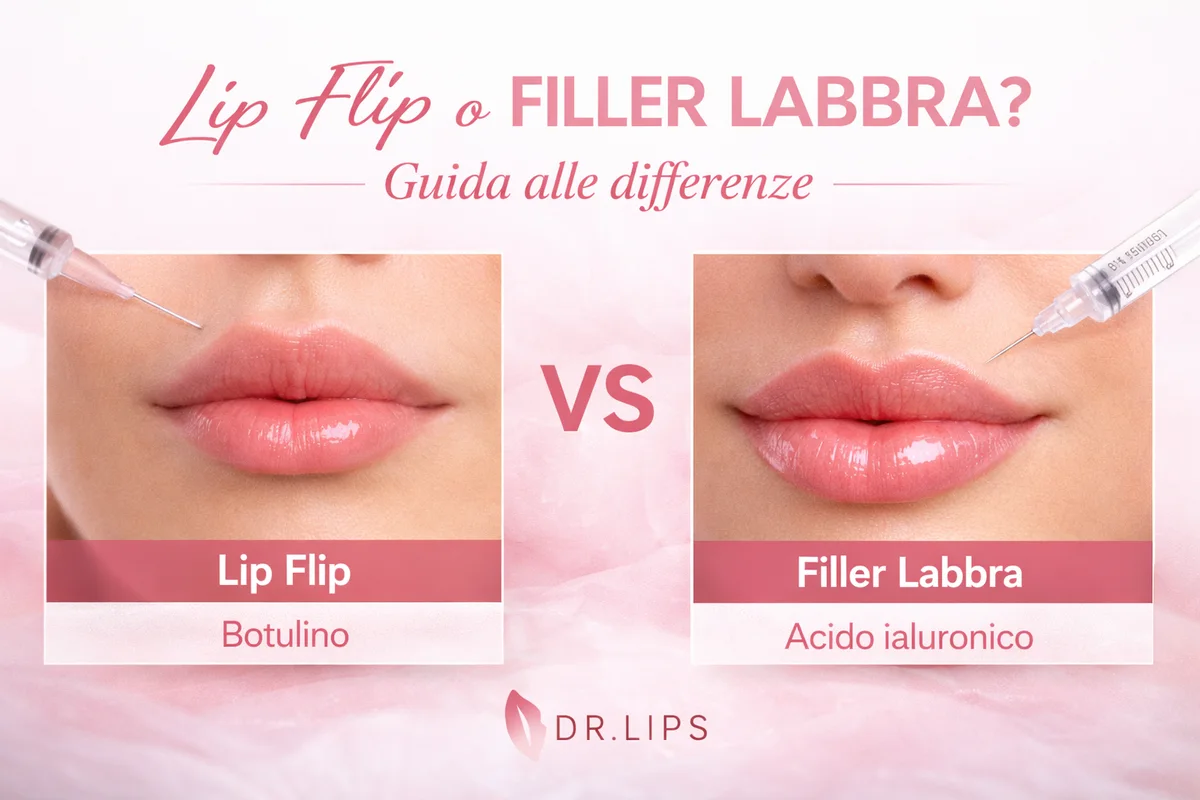 Lip flip o filler labbra